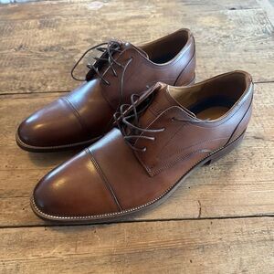 NEW Florsheim Men's Ruvo Cap-Toe Oxford Dress Shoes Size 11.5 in Cognac